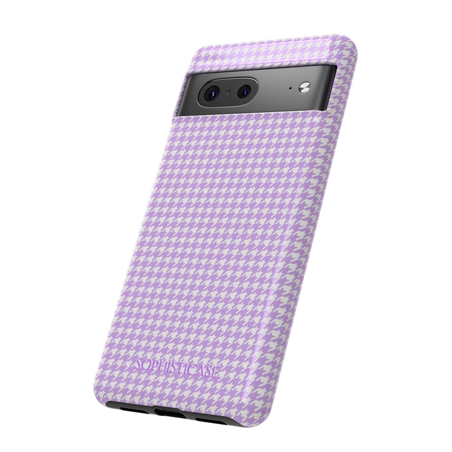 Tough Case - Houndstooth in Pastel Purple