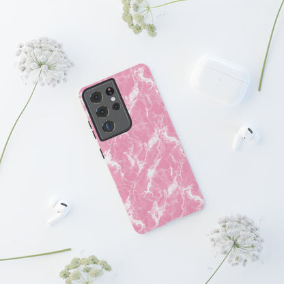 Marble Crush in Pink - Tough Phone Case