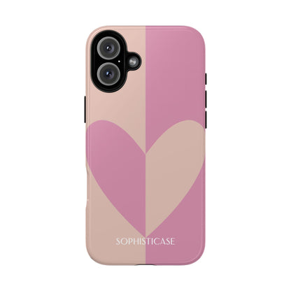 Be Mine in Pink and Brown - Tough Phone Case for iPhone