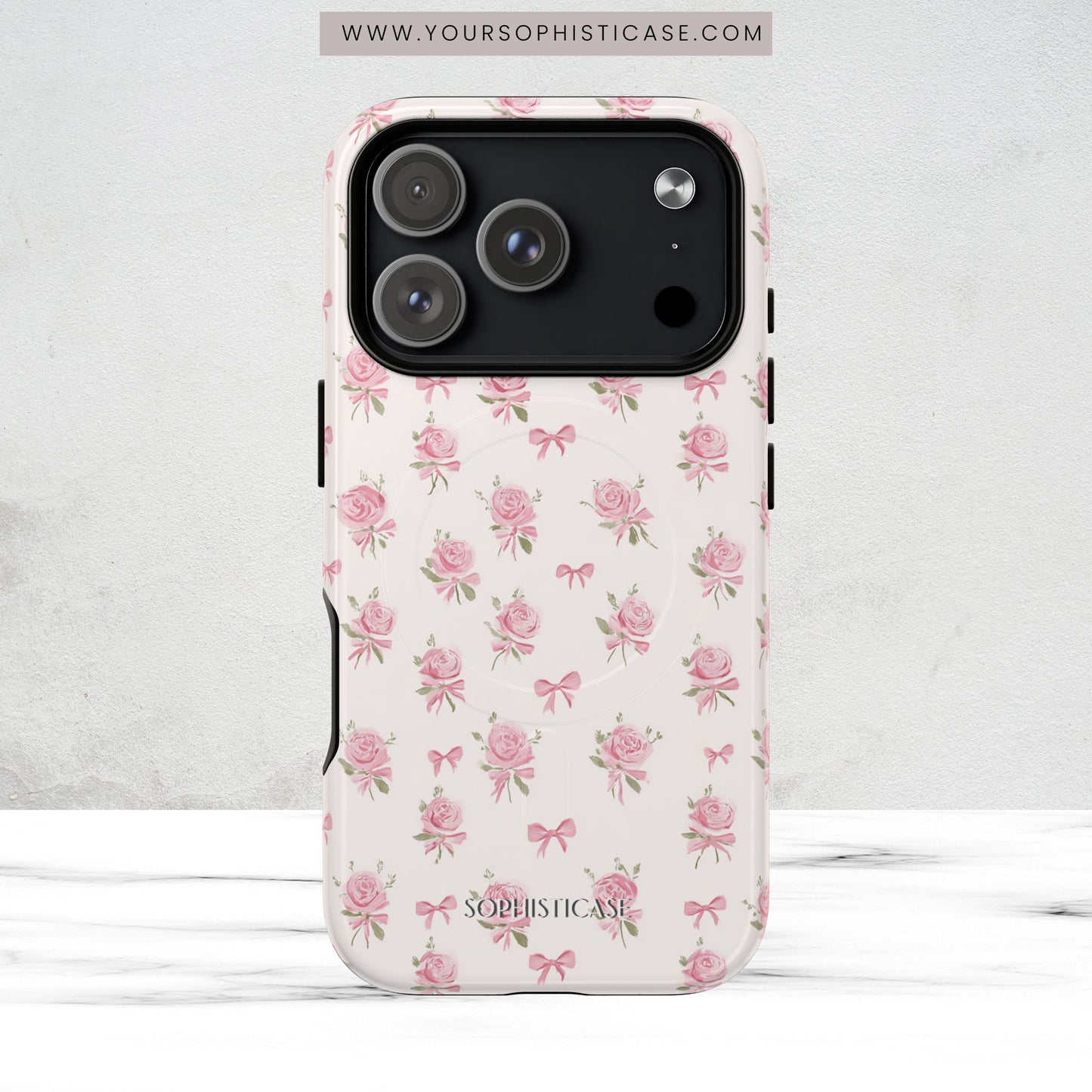The Sweetest Thing in Coquette Roses and Bows - iPhone Magsafe Case