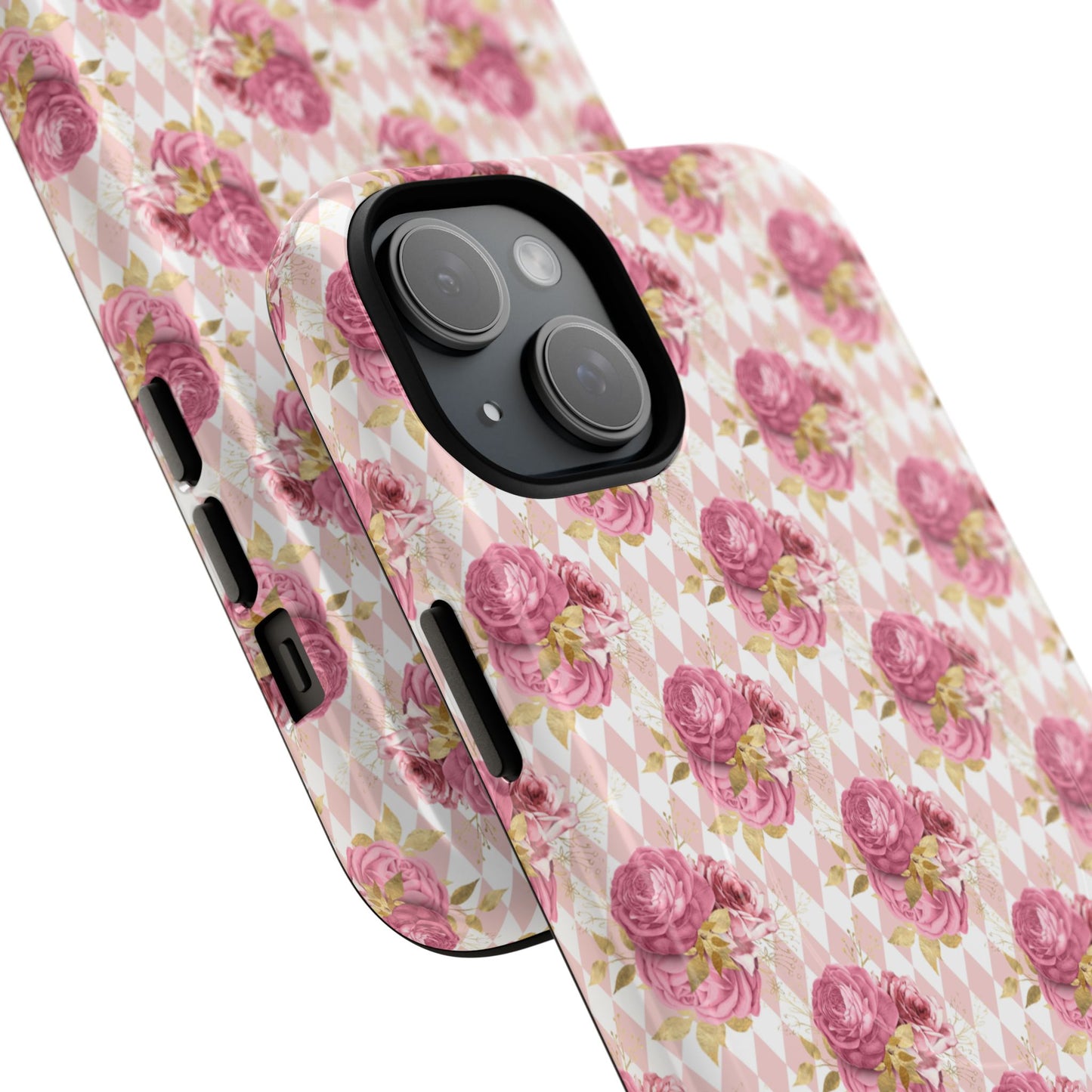 Rose Diamond Romance in Sienna - Magsafe Phone Case