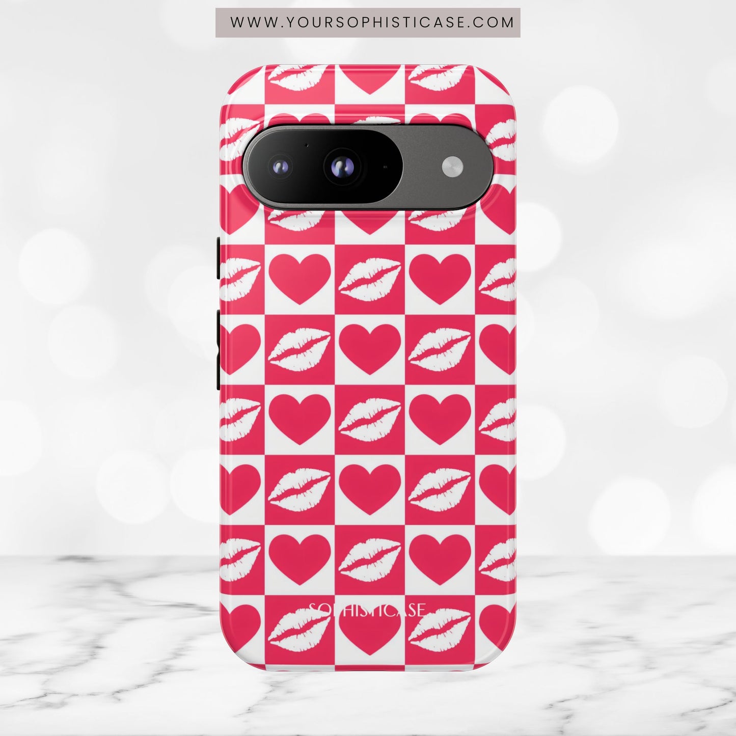 Belle Amie in Hot Pink - iPhone Case, Samsung Galaxy Case, Google Pixel Case