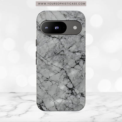 Marble Opulence in Grey - iPhone Case, Samsung Galaxy Case, Google Pixel Case