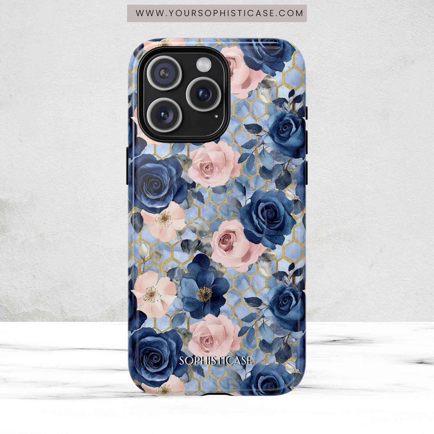 Royal Floral in Gilded Sky - iPhone Magsafe Case
