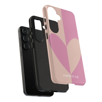 Be Mine in Pink and Brown - iPhone Case, Samsung Galaxy Case, Google Pixel Case