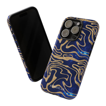 Cosmic Zebra in Blue - iPhone Case, Samsung Galaxy Case, Google Pixel Case