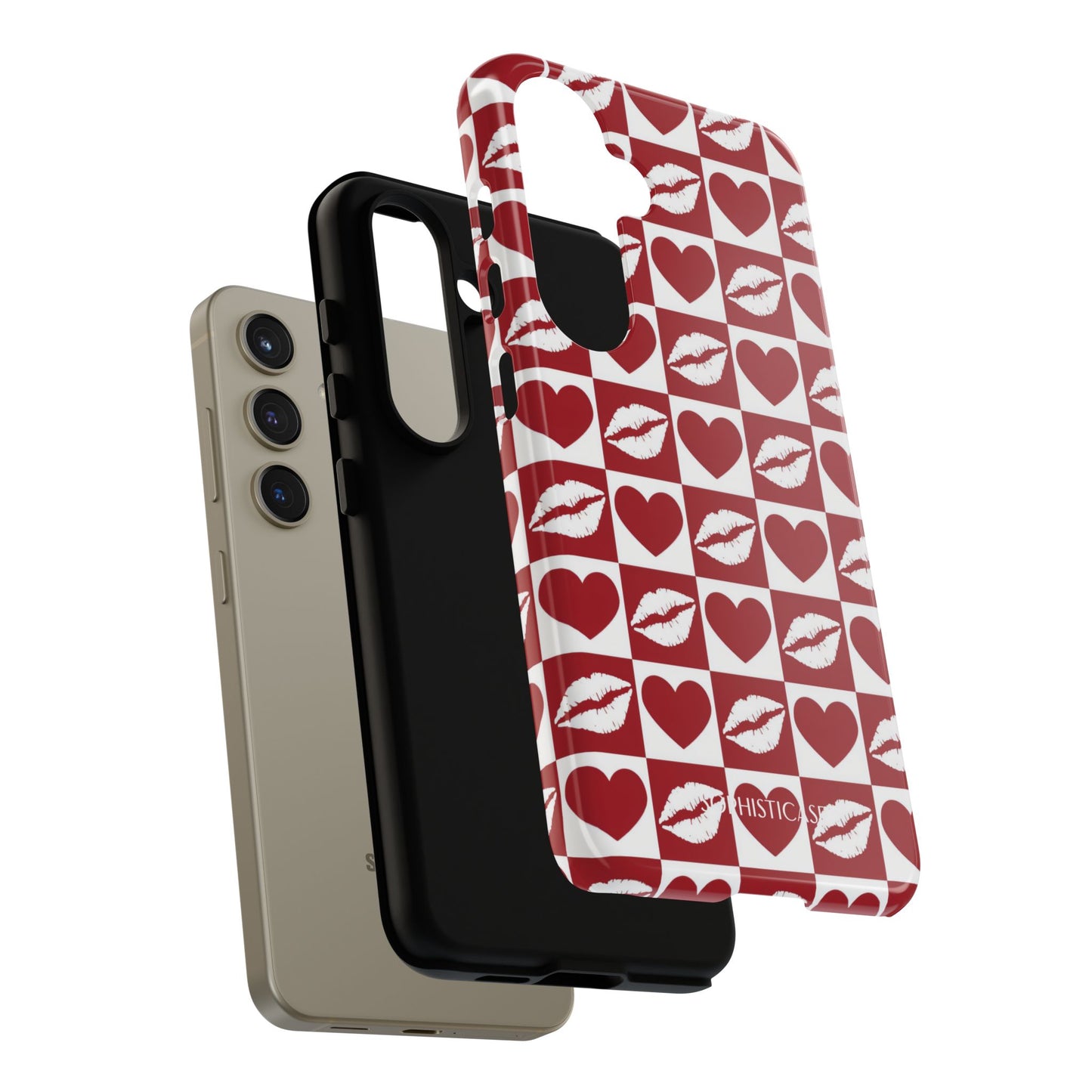 Belle Amie in Red - iPhone Case, Samsung Galaxy Case, Google Pixel Case