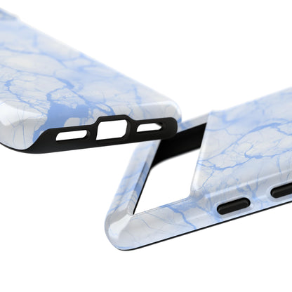 Marble Opulence in Blue - Tough Phone Case