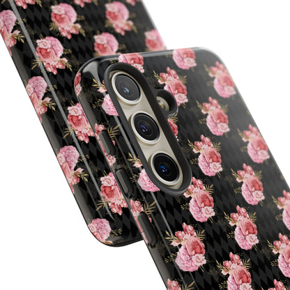 Rose Diamond Romance in Vivienne - Tough Phone Case