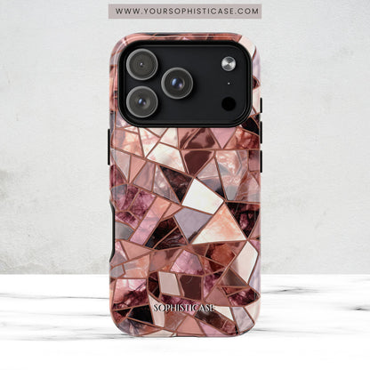 Rose' Runway in Merlot Mosaic - Magsafe Case
