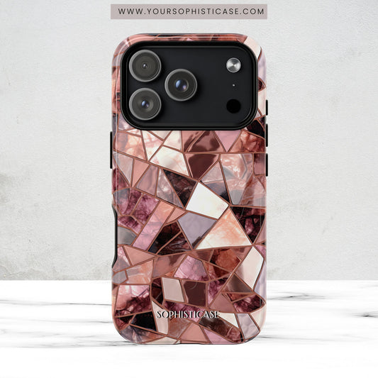 Rose' Runway in Merlot Mosaic - Magsafe Case