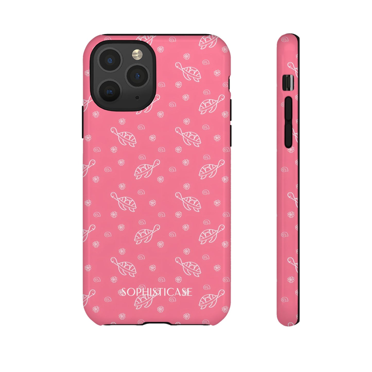 Turtle Island in Pink - Protective iPhone Case