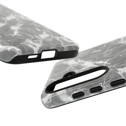Marble Crush in Charcoal Grey - iPhone Case, Samsung Galaxy Case, Google Pixel Case