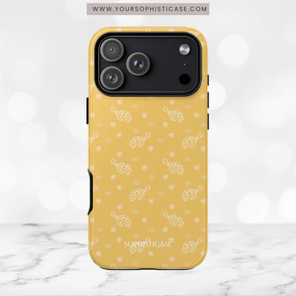 Turtle Island in Yellow - iPhone Case