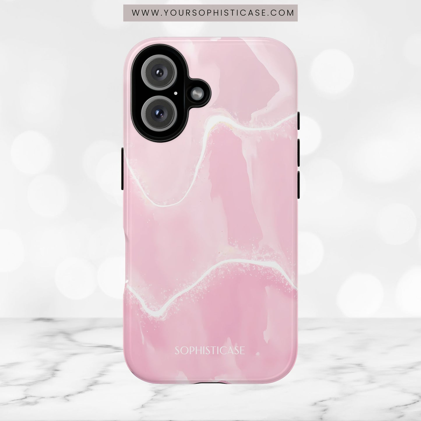 Serenity in Light Pink - iPhone Case