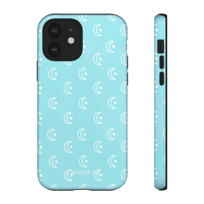 Moon Phase in Aqua - iPhone Case
