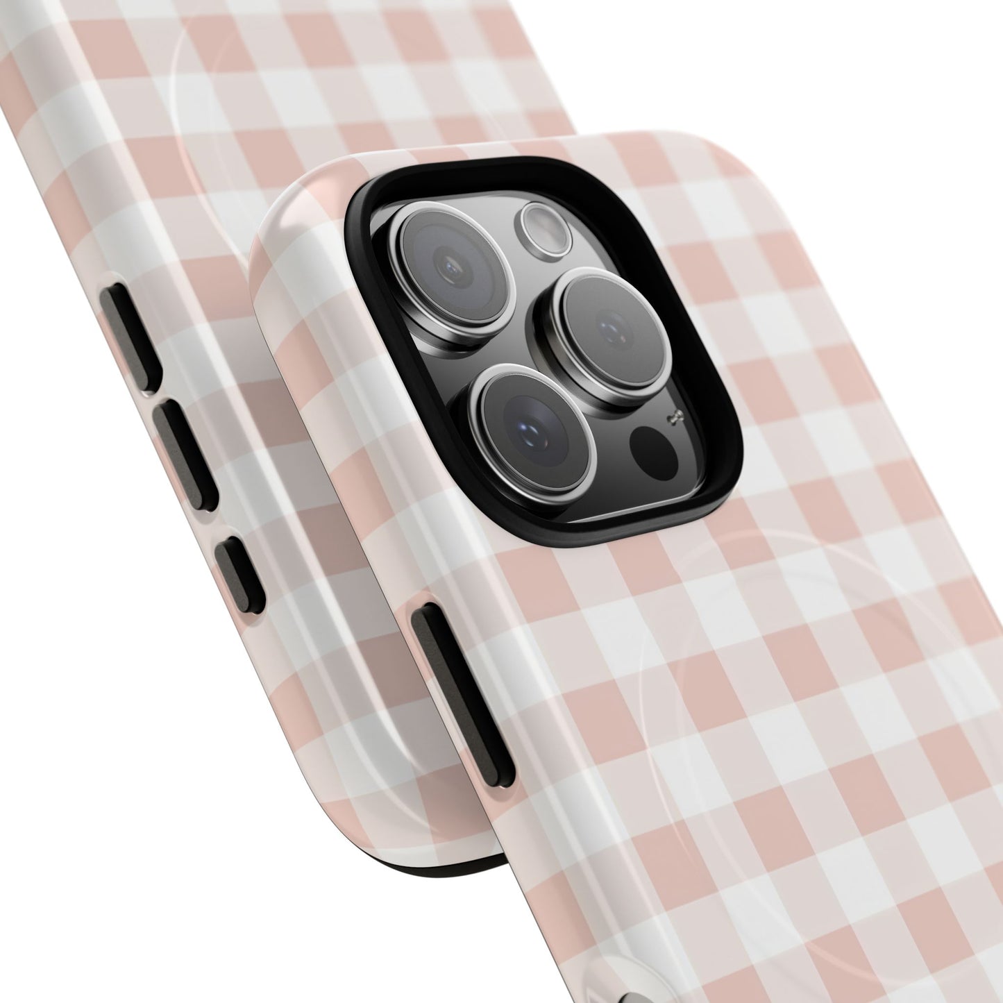 Gingham in Neutral Beige - Magsafe Case