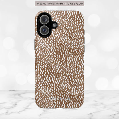Oh Deer! in Brown- Tough Phone Case