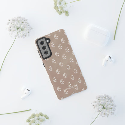 Moon Phase in Boho Brown - Tough Phone Case for Samsung Galaxy