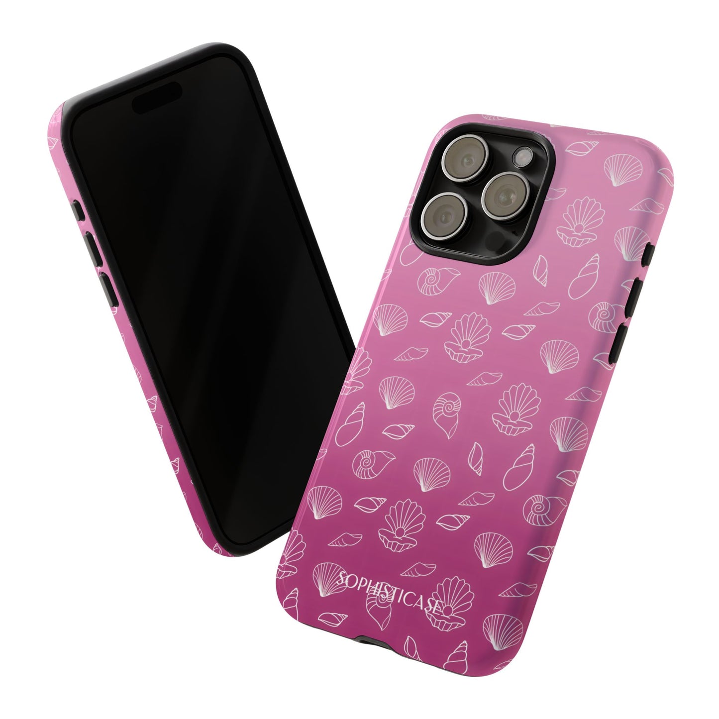 Seashell Society in Purple - iPhone Case, Samsung Galaxy Case, Google Pixel Case