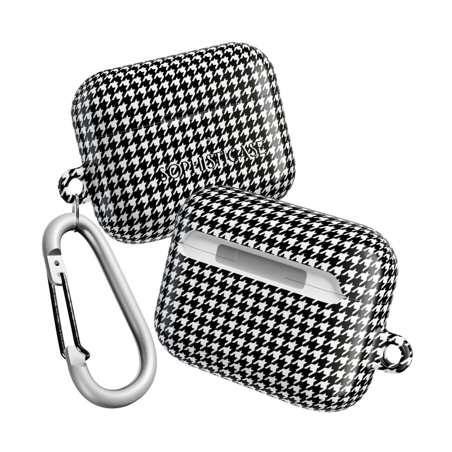 AirPod Cases - Houndstooth in Black