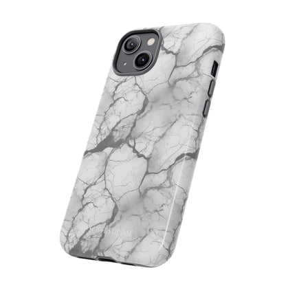 Marble Opulence in Charcoal Grey - Tough Phone Case