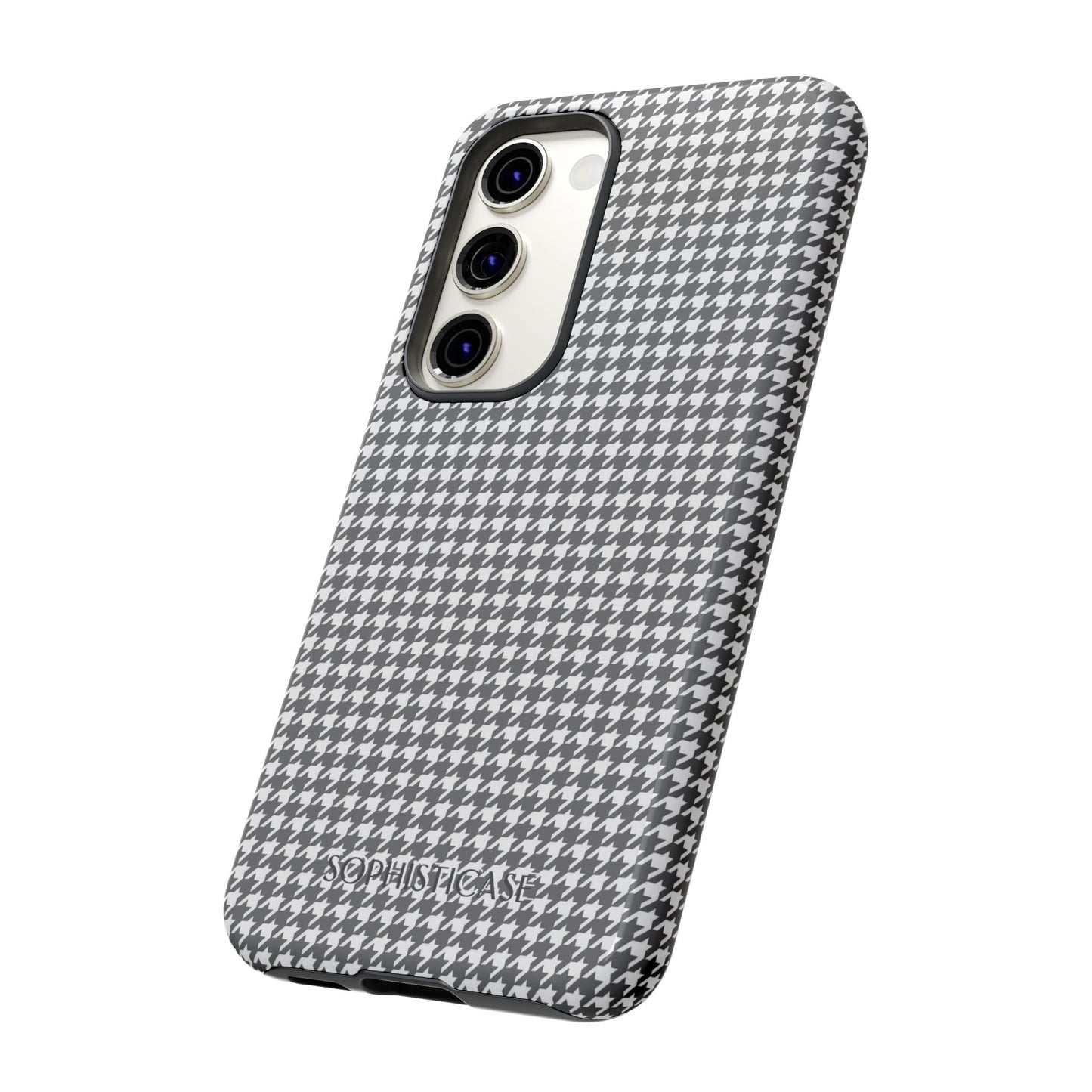 Tough Case - Houndstooth in Grey