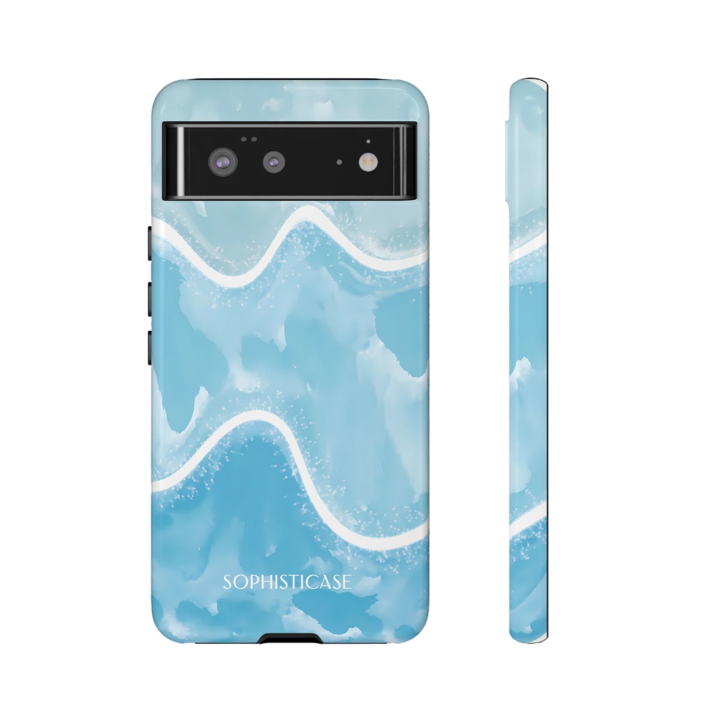 Serenity in Blue - Drop Proof Phone Case for iPhone, Samsung Galaxy and Google Pixel