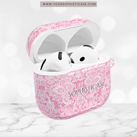 AirPod Cases - Luxe Lace in Pink