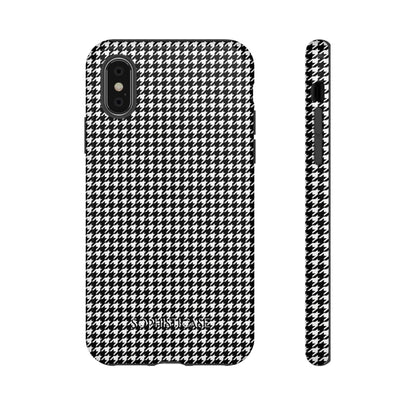 Tough Case - Houndstooth in Black