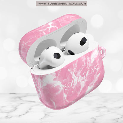 AirPod Cases - Marble Crush in Pink