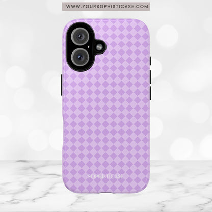 Diamond Diva in Pastel Purple - iPhone Case