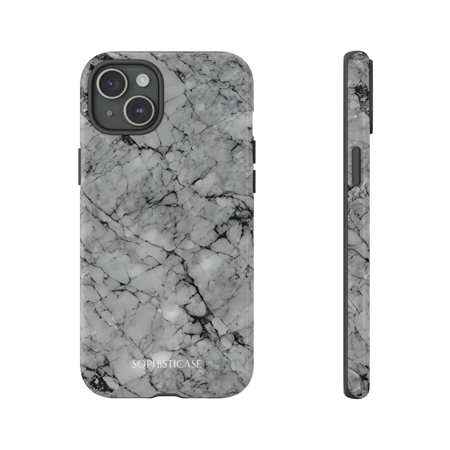 Marble Opulence in Grey - iPhone Case, Samsung Galaxy Case, Google Pixel Case