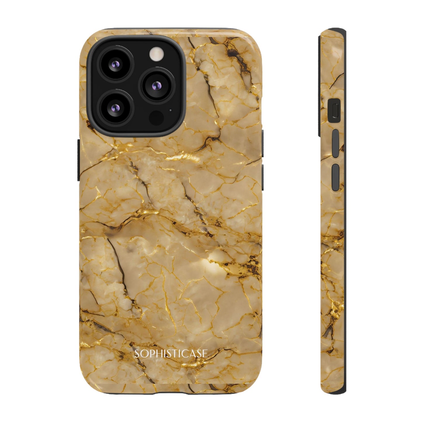 Marble Opulence in Gold - iPhone Case, Samsung Galaxy Case, Google Pixel Case