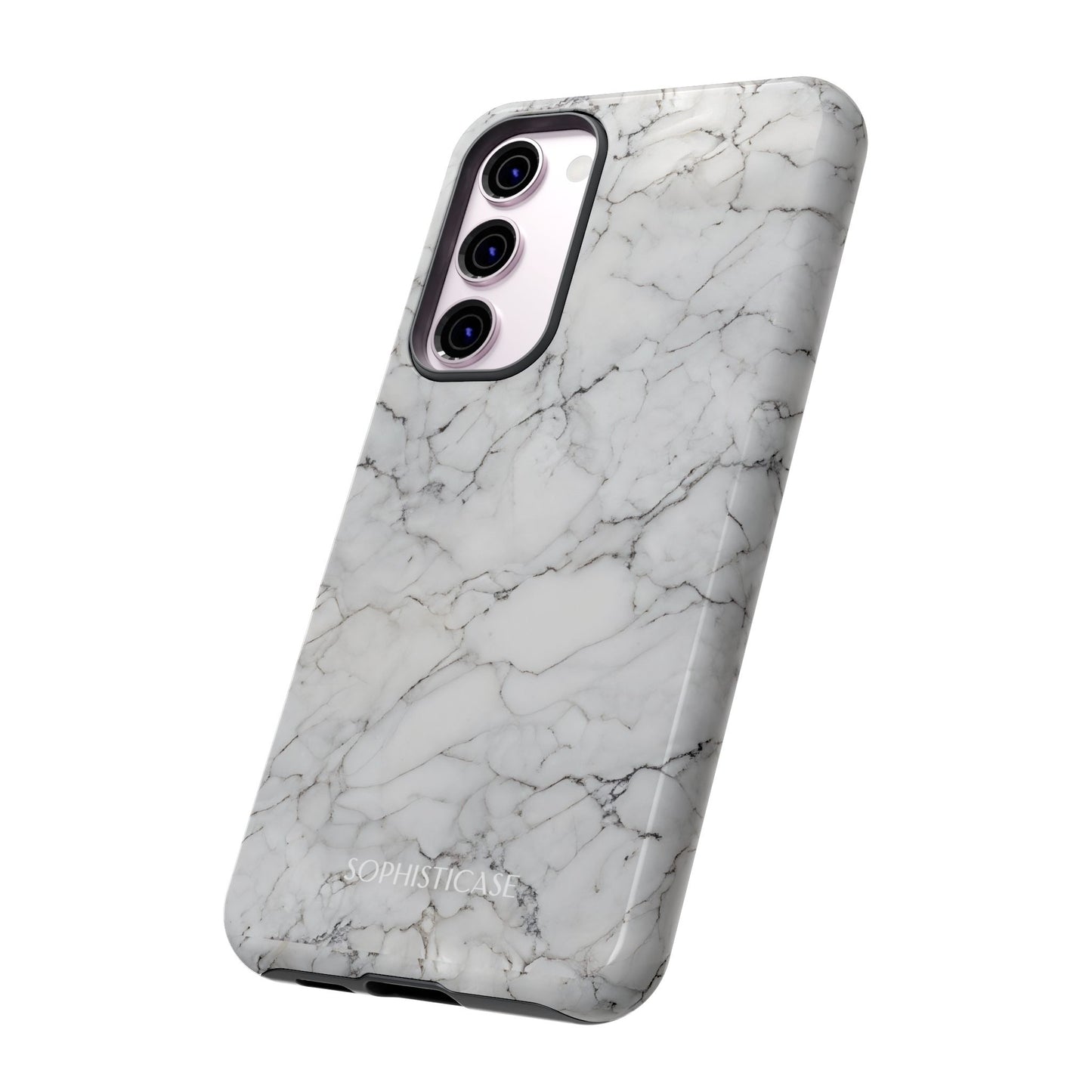 Marble Opulence in White - iPhone Case, Samsung Galaxy Case, Google Pixel Case