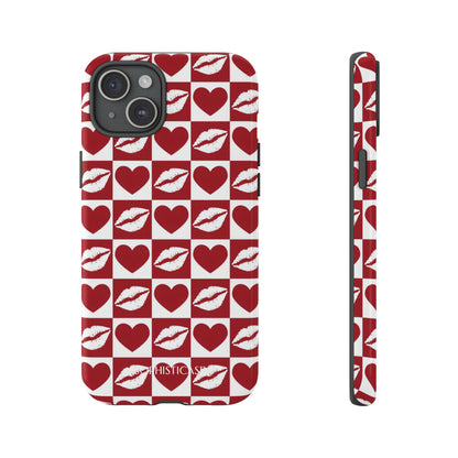 Belle Amie in Red - iPhone Case