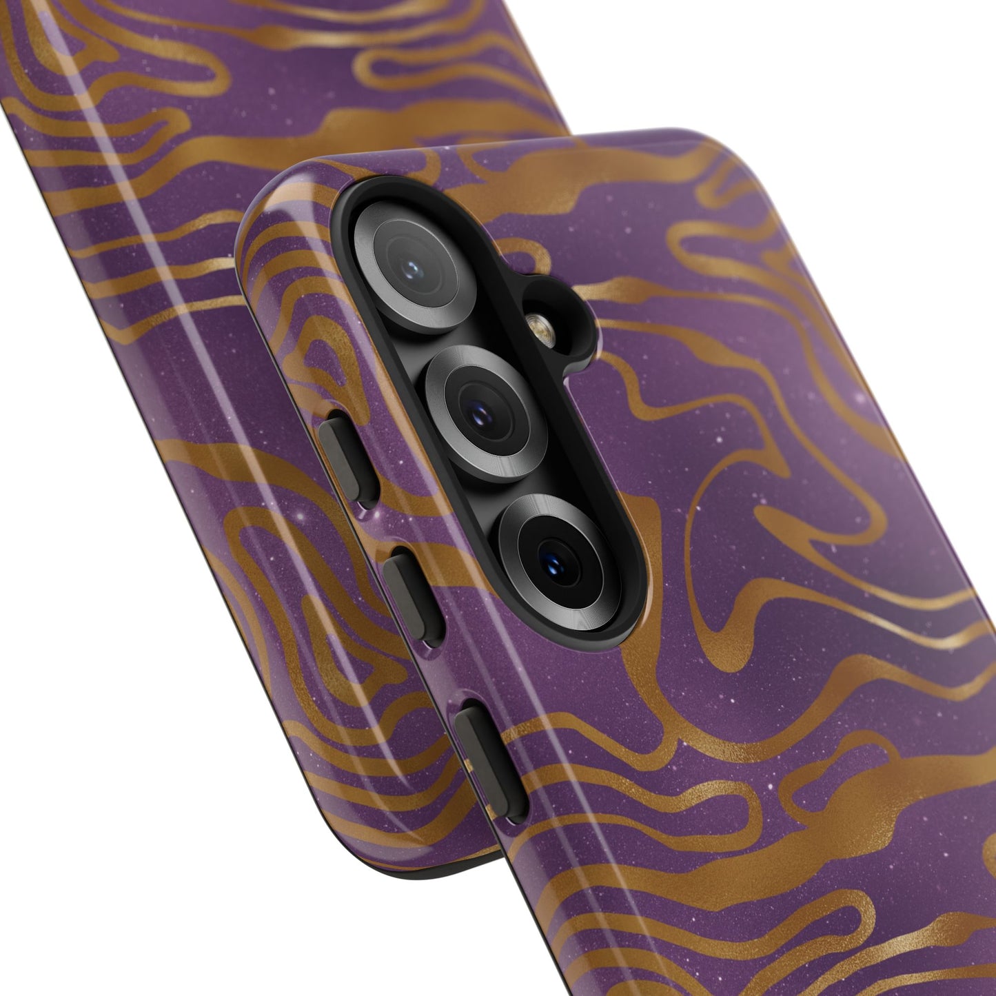 Cosmic Gold in Purple - iPhone Case, Samsung Galaxy Case, Google Pixel Case