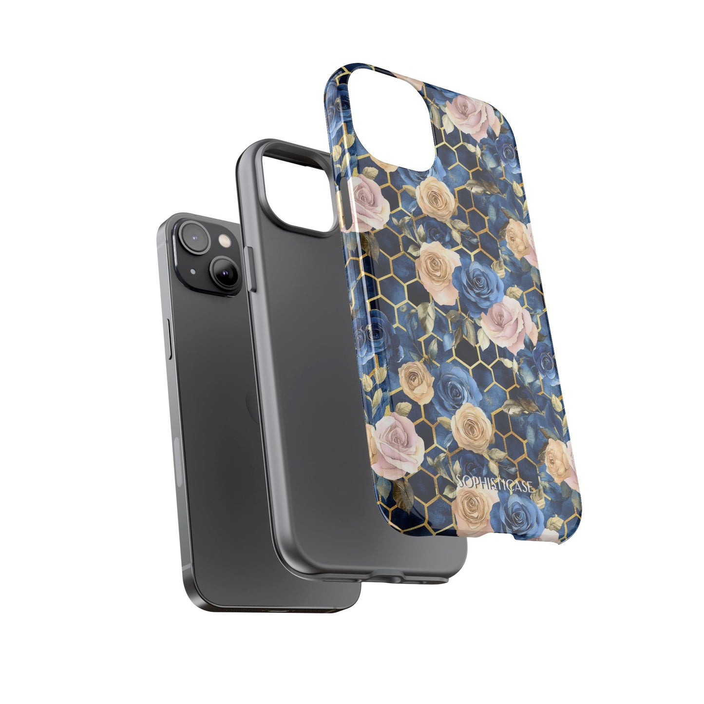 Royal Floral in Midnight Rose - Tough Phone Case