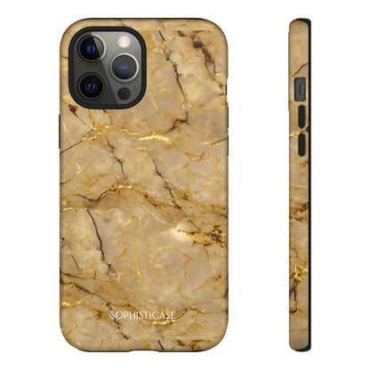 Marble Opulence in Gold - iPhone Case, Samsung Galaxy Case, Google Pixel Case