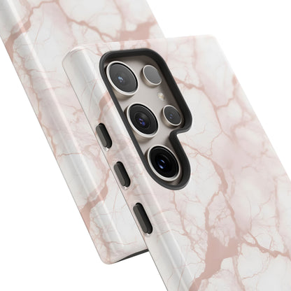 Marble Opulence in Neutral Beige - Tough Phone Case