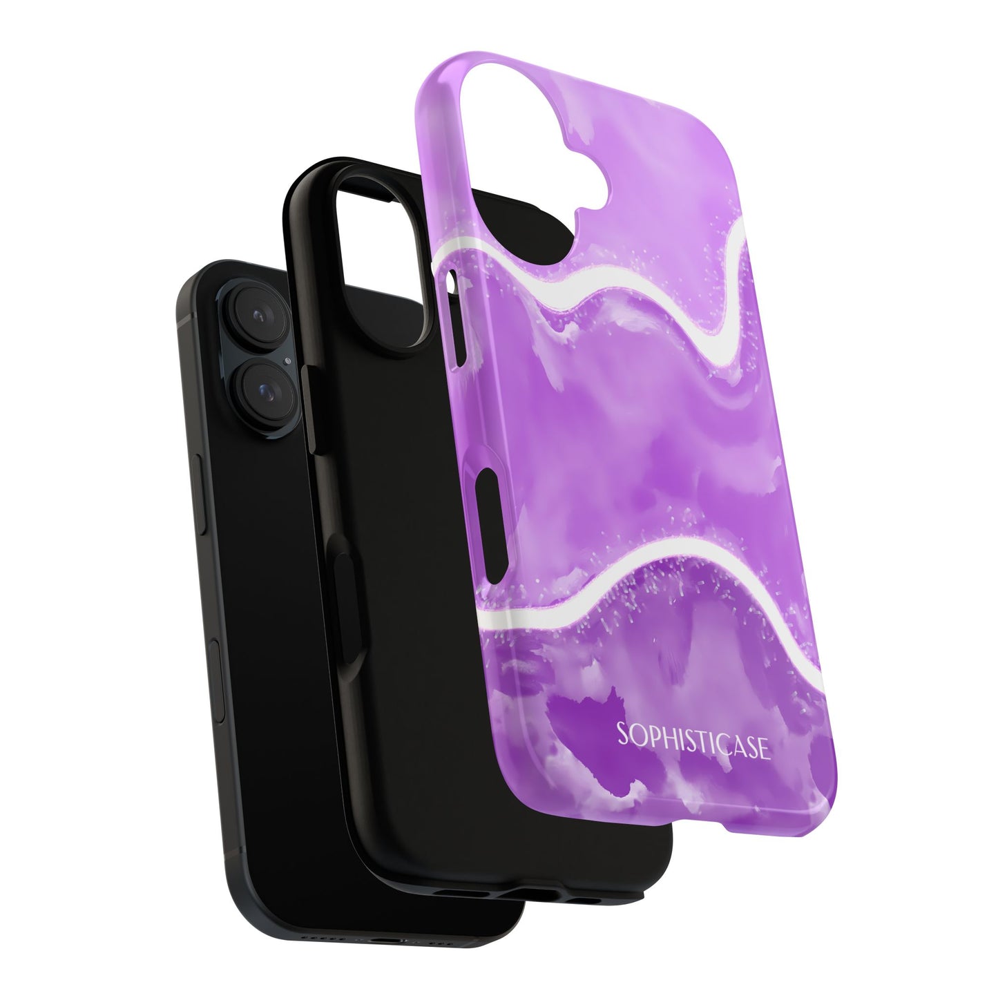 Serenity in Deep Purple - Drop Proof Phone Case for iPhone