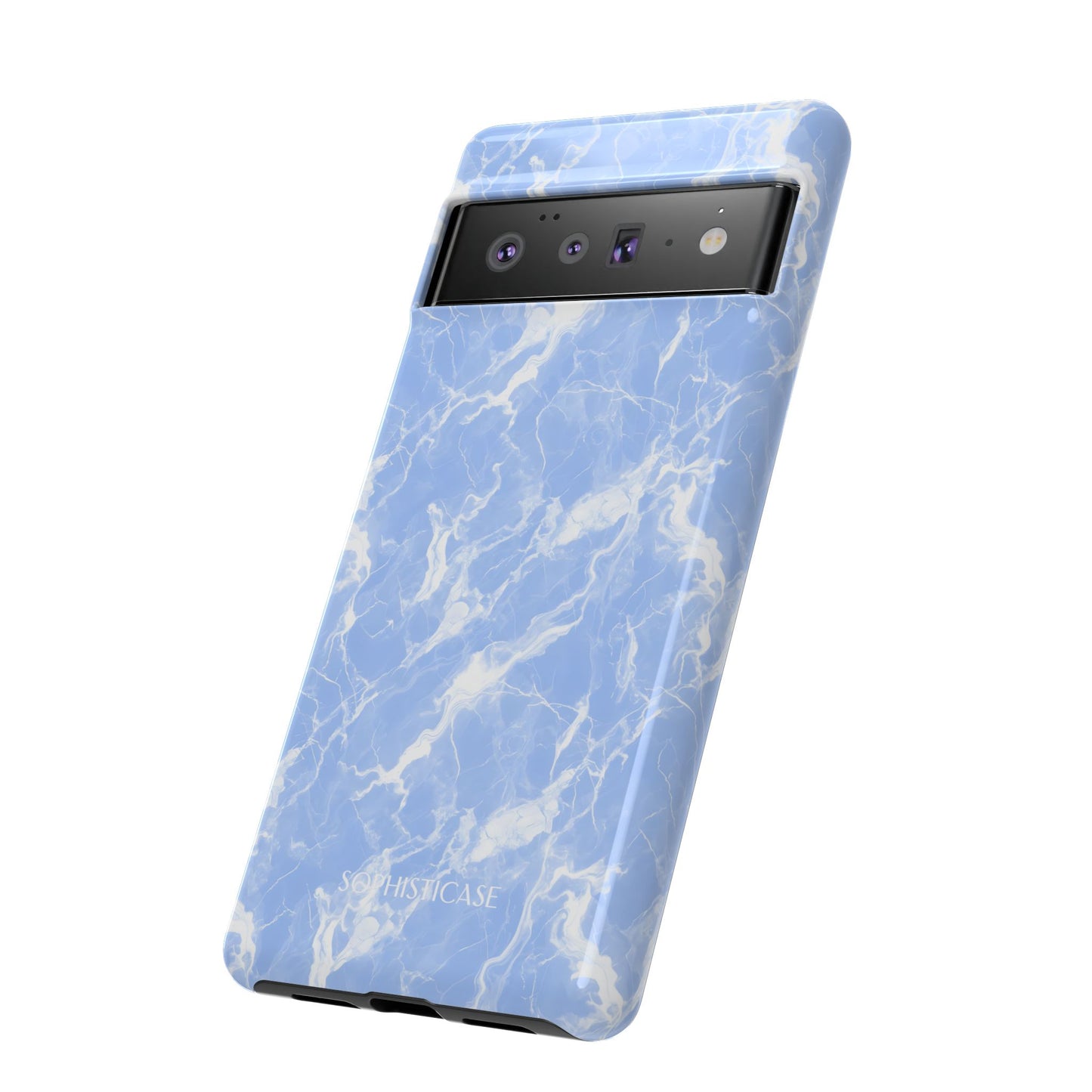 Marble Crush in Blue - Tough Phone Case