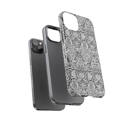 Luxe Lace in Black - iPhone Case, Samsung Galaxy Case, Google Pixel Case
