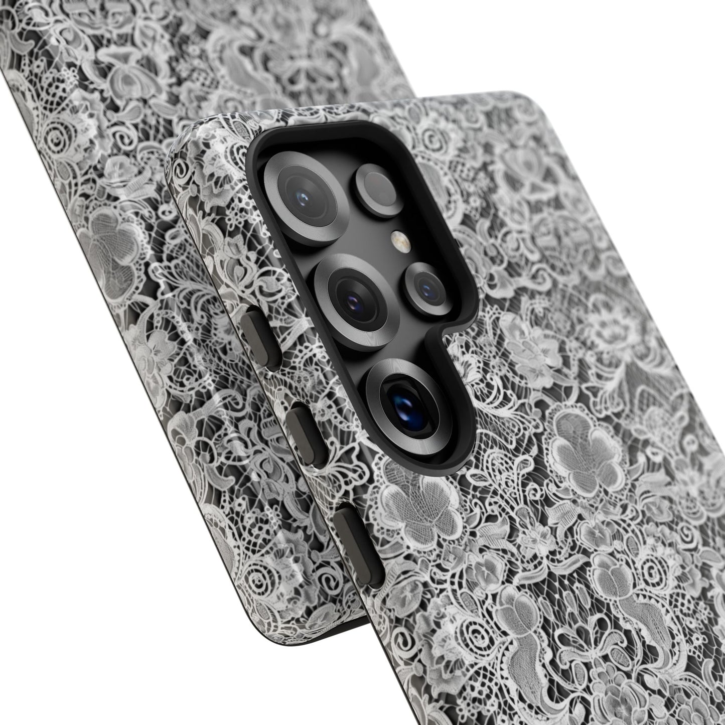 Luxe Lace in Black - iPhone Case, Samsung Galaxy Case, Google Pixel Case