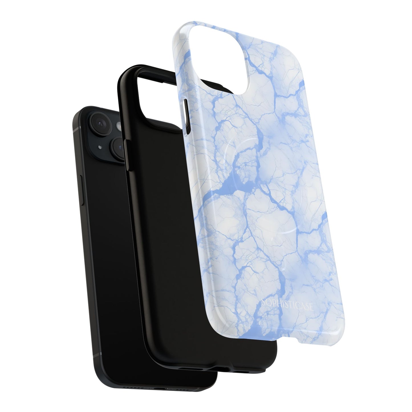 Marble Opulence in Blue - Magsafe Case