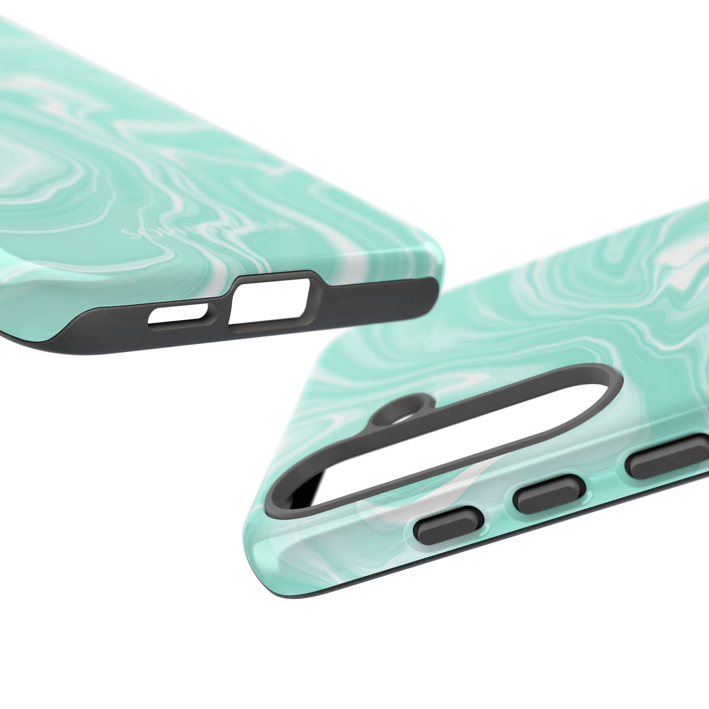 Liquid Dreams in Green - Tough Phone Case