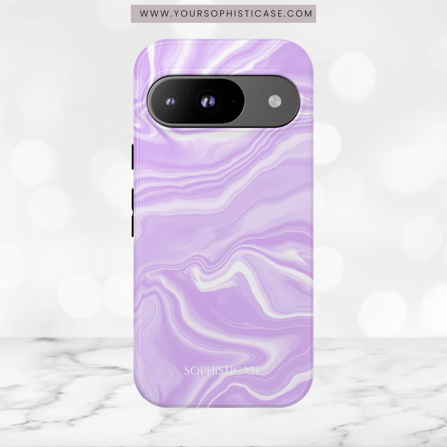 Liquid Dreams in Light Purple - Tough Phone Case