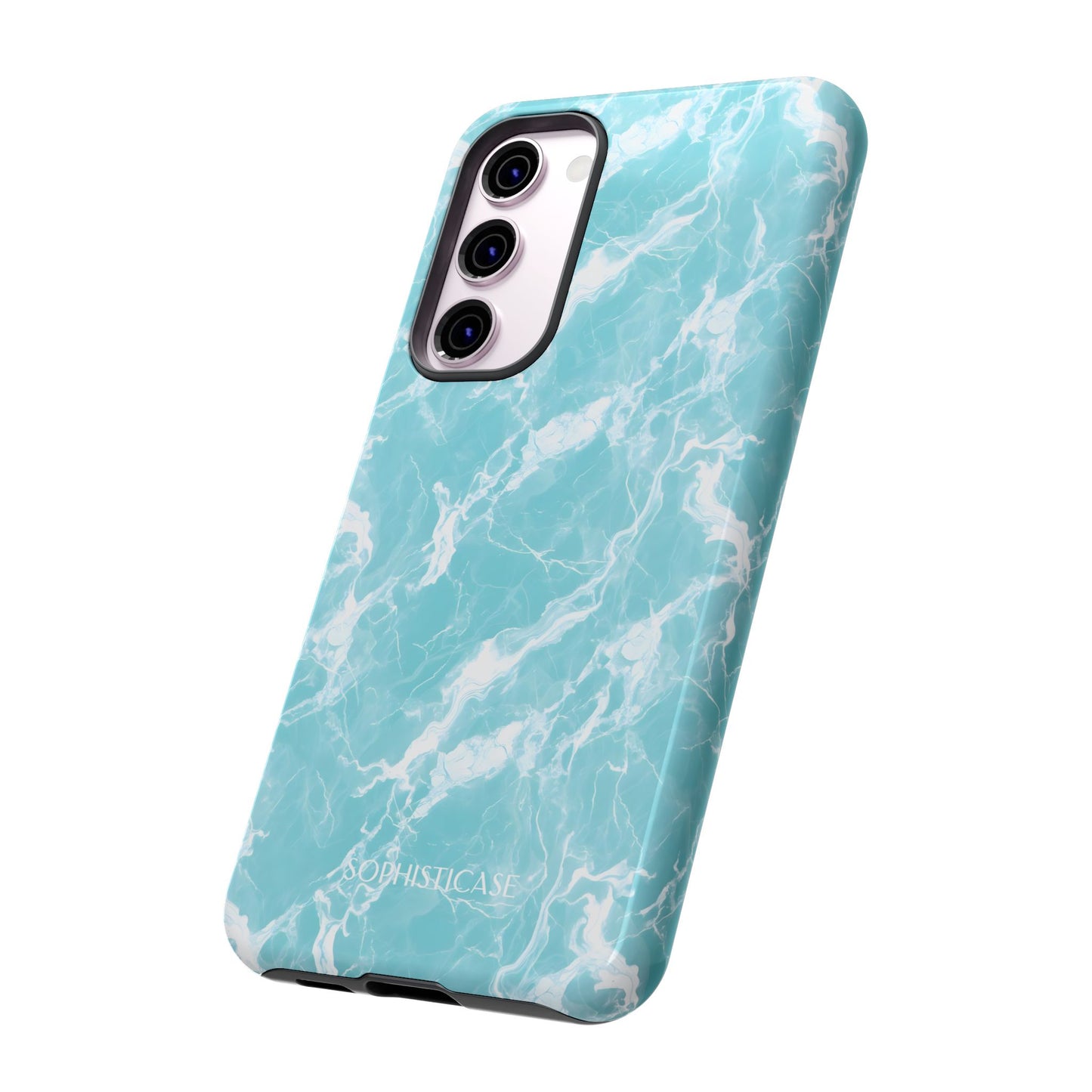 Marble Crush in Aqua - Tough Phone Case