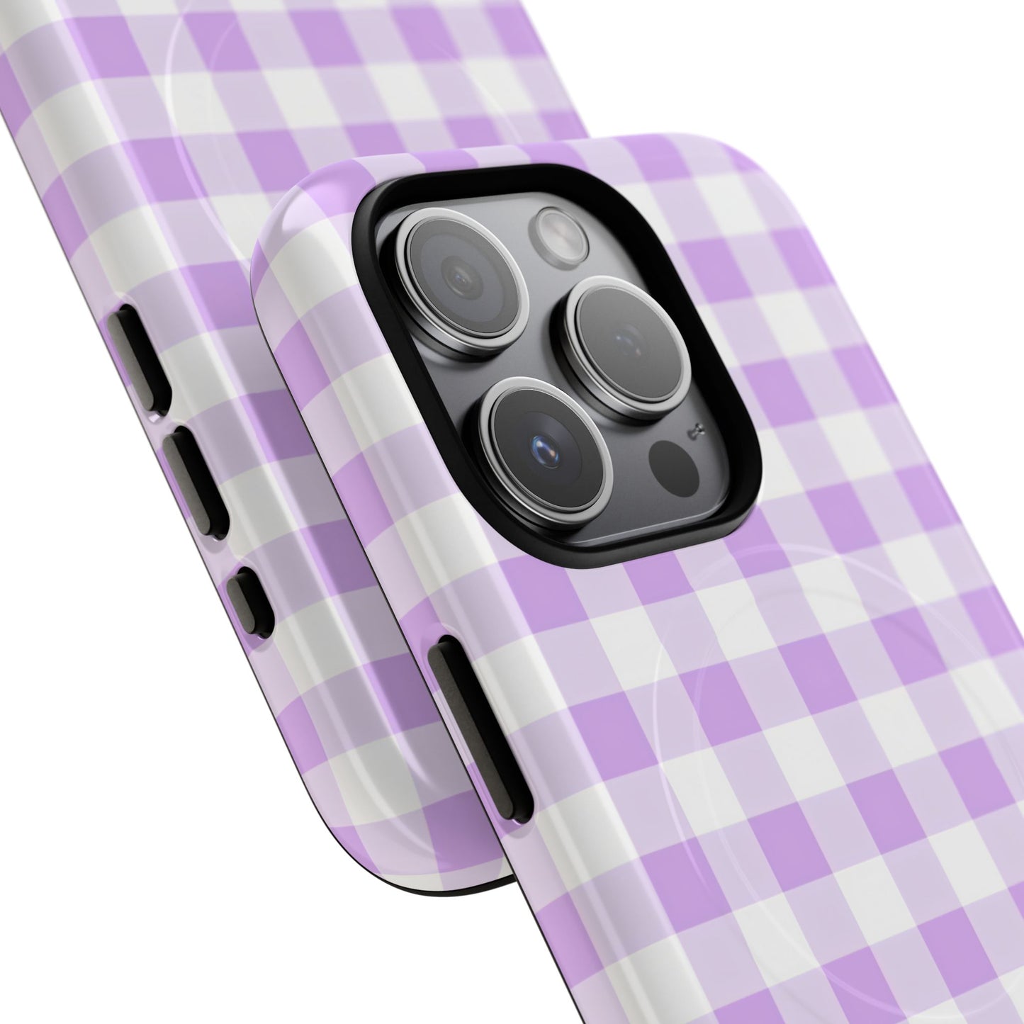 Gingham in Purple - Magsafe Case