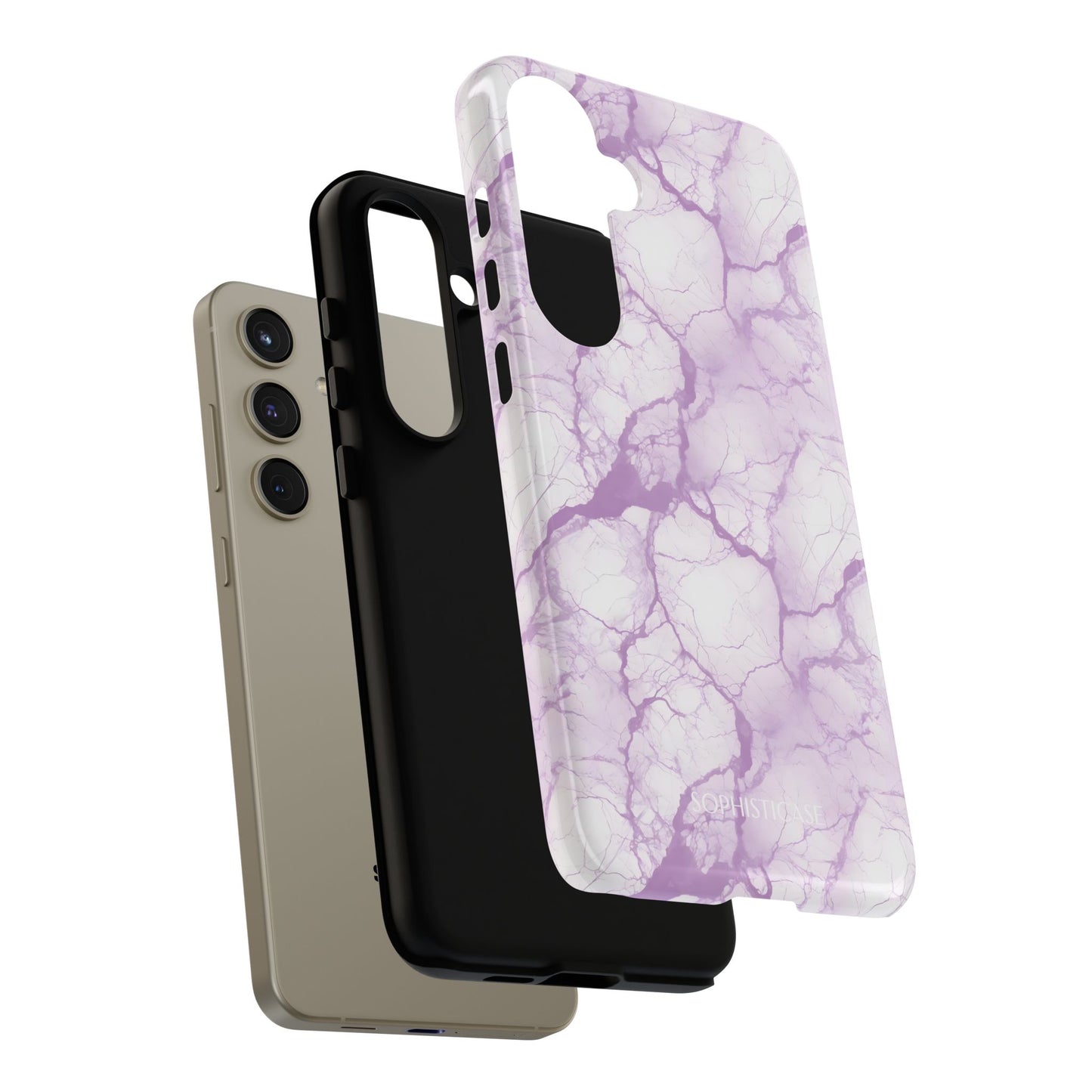 Marble Opulence in Purple - Tough Phone Case